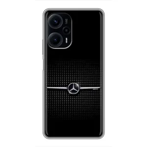 Силиконовый бампер с картинкой машины на Xiaomi POCO F5 (Mercedes)