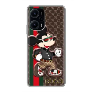 Чехлы Бренд GUCCI для Xiaomi POCO F5 (Маус Гуччи)