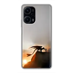 Чехол дракон Беззубик для Xiaomi POCO F5 (Мультиик Беззубик)