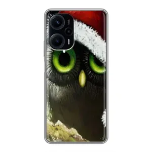 Чохли з принтом СОВИ для Xiaomi POCO F5 (Новорічна Сова)