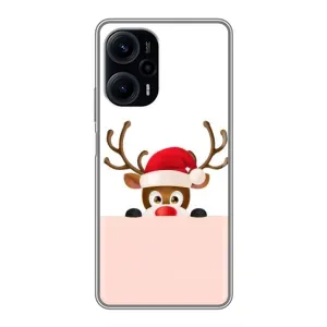 Чехол Санта Клаус для Xiaomi POCO F5 (Олененок)