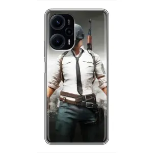 Чохол з картинкою "Герой Pubg" на Xiaomi POCO F5 (Пабг)