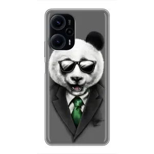 Чехлы с Пандами на Xiaomi POCO F5 (Панда в очках)