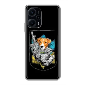Чехол с принтом для Xiaomi POCO F5 (Патрон Воин)