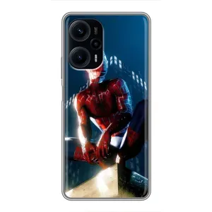 Чехол Супергерой Человека Паука на Xiaomi POCO F5 (Паук на доме)