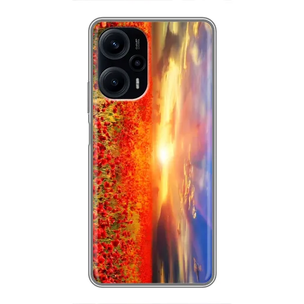 Чехол с рисунком «Поле тюльпанов» для Xiaomi POCO F5 Чехол с рисунком «Поле тюльпанов» для Xiaomi POCO F5
