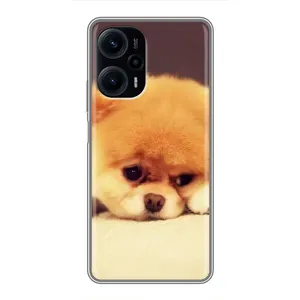 Чехол (ТПУ) Милые собачки для Xiaomi POCO F5 (Померанский шпиц)