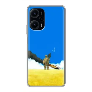 Чехлы на военную тематику для Xiaomi POCO F5 (Попадание)