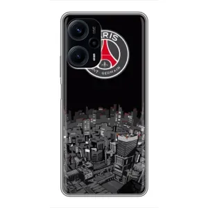 Силиконовые Чехлы принт Футбол на Xiaomi POCO F5 (PSG)