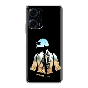 Чохол з картинкою "Герой Pubg" на Xiaomi POCO F5 (Пубг мен)