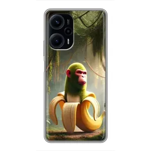Чехол с мемами тралалело тралала для Xiaomi POCO F5 (Шимпанзини бананини)