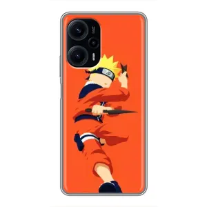 Чехлы с принтом Наруто на Xiaomi POCO F5 (Силуэт Наруто)