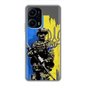 Чехлы с принтом (Воины ЗСУ) для Xiaomi POCO F5 (Солдат ЗСУ)