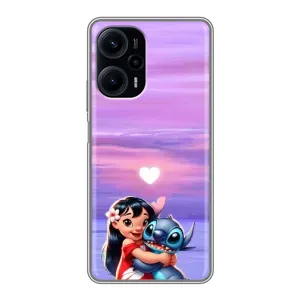 Чехол с рисунком Стич для Xiaomi POCO F5 (Стич и Лило)