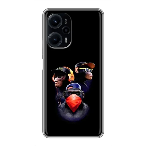 Чехол с рисунком «Три обезьяны» для Xiaomi POCO F5 Чехол с рисунком «Три обезьяны» для Xiaomi POCO F5