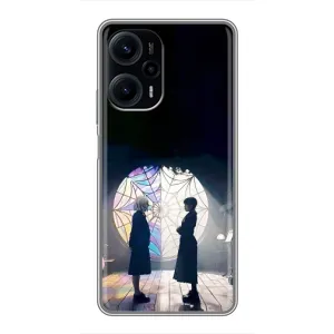 Чехлы с принтом Уэнсдей на Xiaomi POCO F5 (Уэнсдей и Энди)