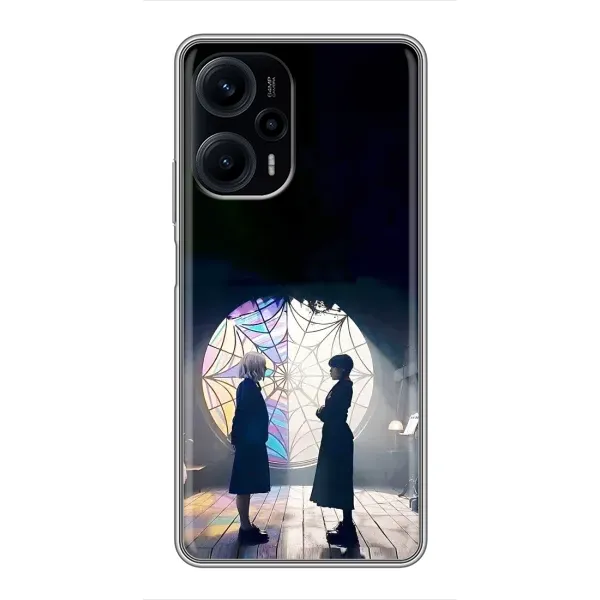 Чехол с рисунком «Уэнсдей и Энди» для Xiaomi POCO F5 Чехол с рисунком «Уэнсдей и Энди» для Xiaomi POCO F5