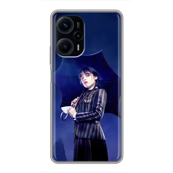 Чехол с рисунком «Уэнсдей с зонтом» для Xiaomi POCO F5 Чехол с рисунком «Уэнсдей с зонтом» для Xiaomi POCO F5