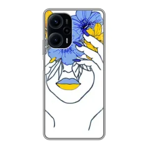 Чохол на Xiaomi POCO F5 (Український дизайн) (Українка на всю голову)