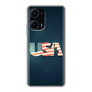 Чехол Флаг USA для Xiaomi POCO F5