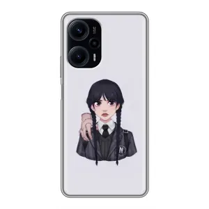 Чехлы с принтом Уэнсдей на Xiaomi POCO F5 (Вещь Венсдей)
