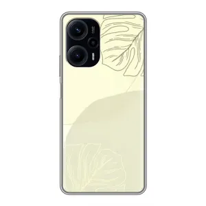Чохол квітковий дизайн для Xiaomi POCO F5 (Зелений фон)