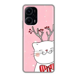 Чохол на тематику: Коти для Xiaomi POCO F5 (Зимовий кіт)