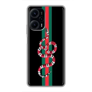 Чехлы Бренд GUCCI для Xiaomi POCO F5 (Змей Гуччи)