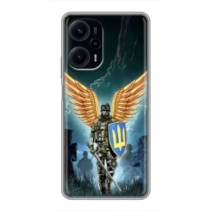 Патриотический Чехол для Xiaomi POCO F5 (ЗСУ з крильями)