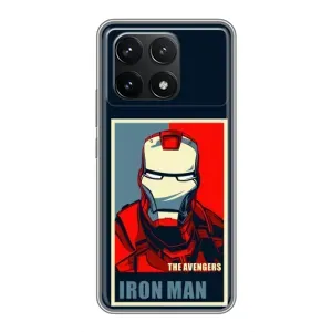 Чохол Супергерой Залізна Людина на Xiaomi POCO F6 Pro (Art Iron man)