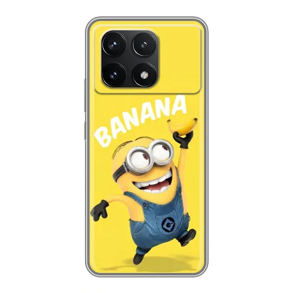 Чехол с рисунком «Banana» для Xiaomi POCO F6 Pro