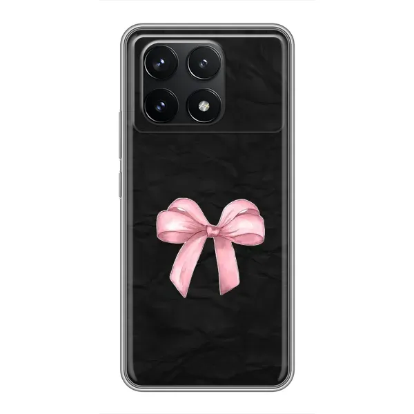 Чехол с рисунком «Бантик» для Xiaomi POCO F6 Pro Чехол с рисунком «Бантик» для Xiaomi POCO F6 Pro