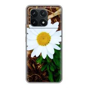 Чохол з ромашками на Xiaomi POCO F6 Pro (Біла ромашка)