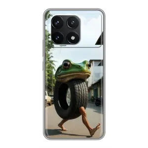 Чехол с мемами тралалело тралала для Xiaomi POCO F6 Pro (Бонека амбалабу)