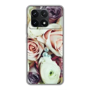 Чохли з принтом Троянд для Xiaomi POCO F6 Pro (Букет Троянд)