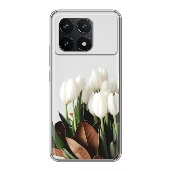 Чехол с рисунком «Букет тюльпанов» для Xiaomi POCO F6 Pro Чехол с рисунком «Букет тюльпанов» для Xiaomi POCO F6 Pro