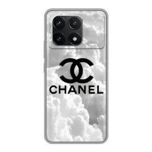 Чехол с Брендами одежды на Поко Ф6 Про (CHANEL)