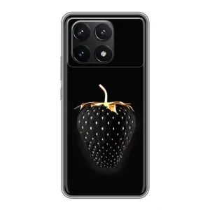 Чохол з зображенням смачної їжі для Xiaomi POCO F6 Pro (Чорна полуниця)