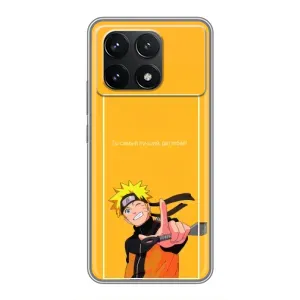 Чехлы с принтом Наруто на Xiaomi POCO F6 Pro (Даттебаё)