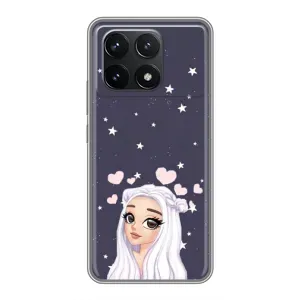 Чохол Стильні дівчата на Xiaomi POCO F6 Pro (Дівчина та серця)