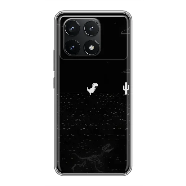 Чехол с рисунком «Динозаврик» для Xiaomi POCO F6 Pro Чехол с рисунком «Динозаврик» для Xiaomi POCO F6 Pro