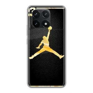 Силіконовый Чохол Nike Air Jordan на Поко Ф6 Про (Джордан 23)