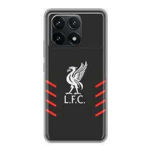 Силиконовые Чехлы принт Футбол на Xiaomi POCO F6 Pro (Эмблема Liverpool)