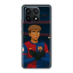 Чехол Ламин Ямаль на Поко Ф6 Про (Футболист Ямаль)