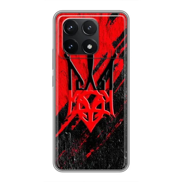 Чехол с рисунком «Герб Украины» для Xiaomi POCO F6 Pro