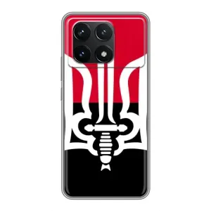 Чохли УПА (Червоно-Чорний) на Xiaomi POCO F6 Pro (Герб України)
