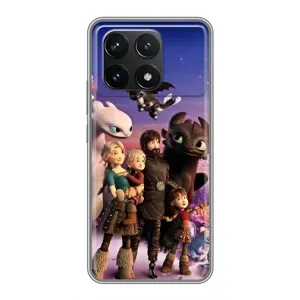 Чехол дракон Беззубик для Xiaomi POCO F6 Pro (Герои дракона)