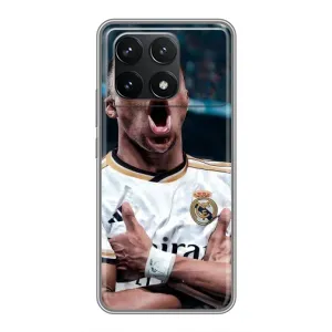 Чохол (TPU) з Футболістом на Xiaomi POCO F6 Pro (Гол Мбаппе)