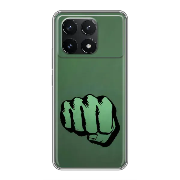 Чехол с рисунком «Халк» для Xiaomi POCO F6 Pro