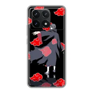 Чехлы с картинкой Итачи Учиха на Xiaomi POCO F6 Pro (Итачи облако)